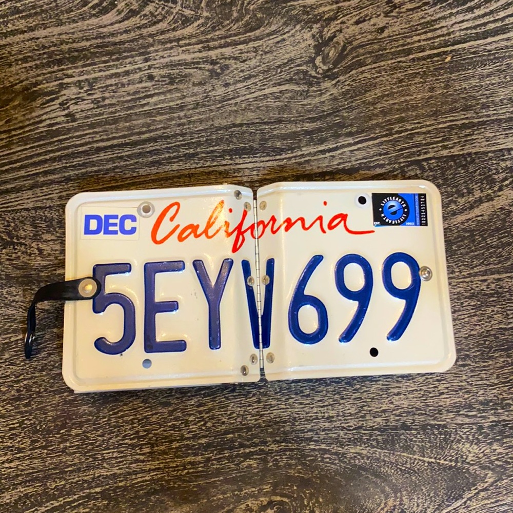 Little Earth California License Plate Photo Album